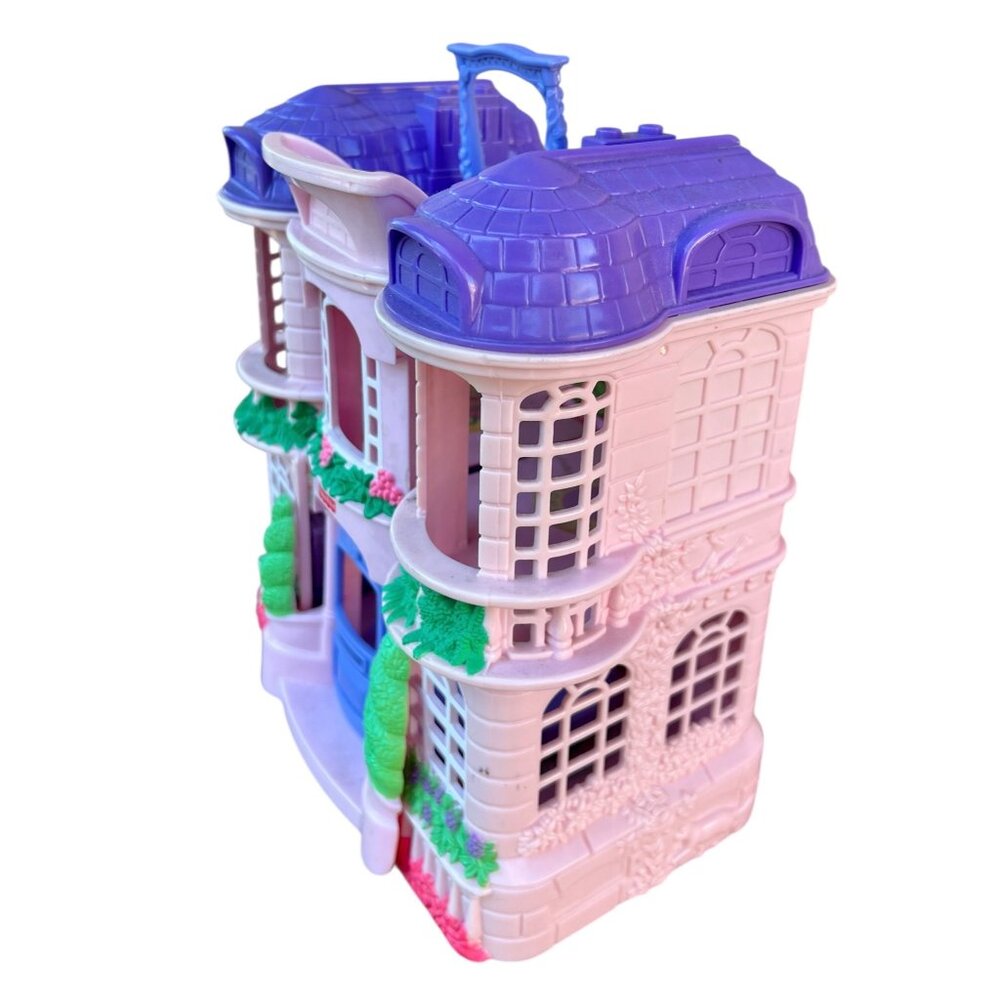 Fisher Price Sweet Treats Townhouse Dollhouse Mansion Dad Little Sister Bed - Picture 11 of 16